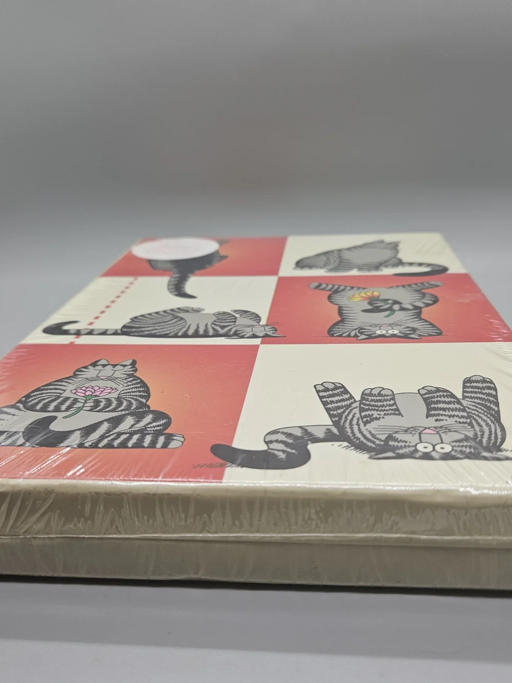 New B Kliban Cat Deluxe Stationery Set Boxed Paper Envelopes Seals Pomegranate